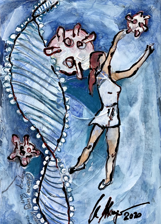 Weltenwechsel himmelblau