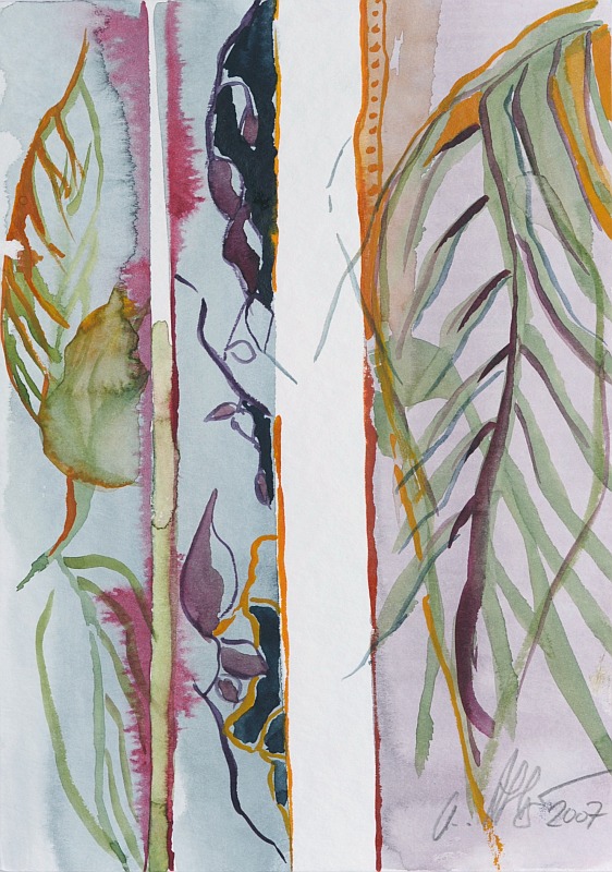 Bl�tenmuster Palme