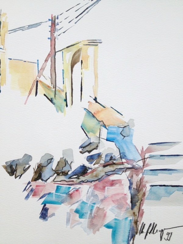 Bl�tenmuster Palme